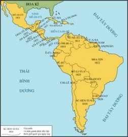 Mỹ Latinh Giáp Với Hai Đại Dương