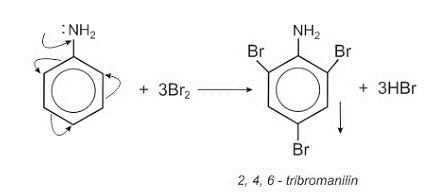 C6H5NH2 Br2